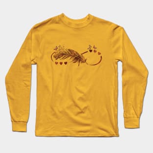 Infinity feather Long Sleeve T-Shirt